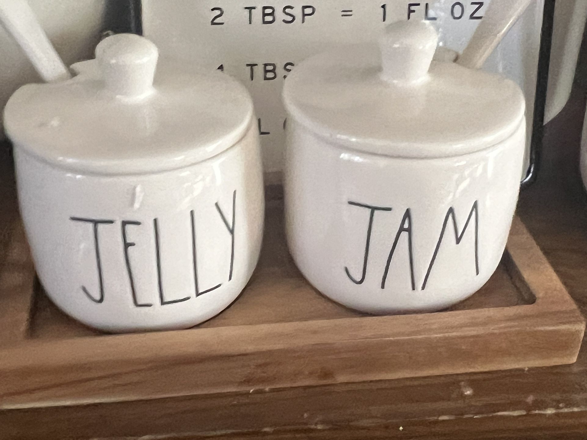 Rae Dunn Jelly & Jam Set