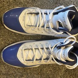 Jordan 6 Rings “White/Varsity Royal” – Pre-Owned Basketball Sneakers