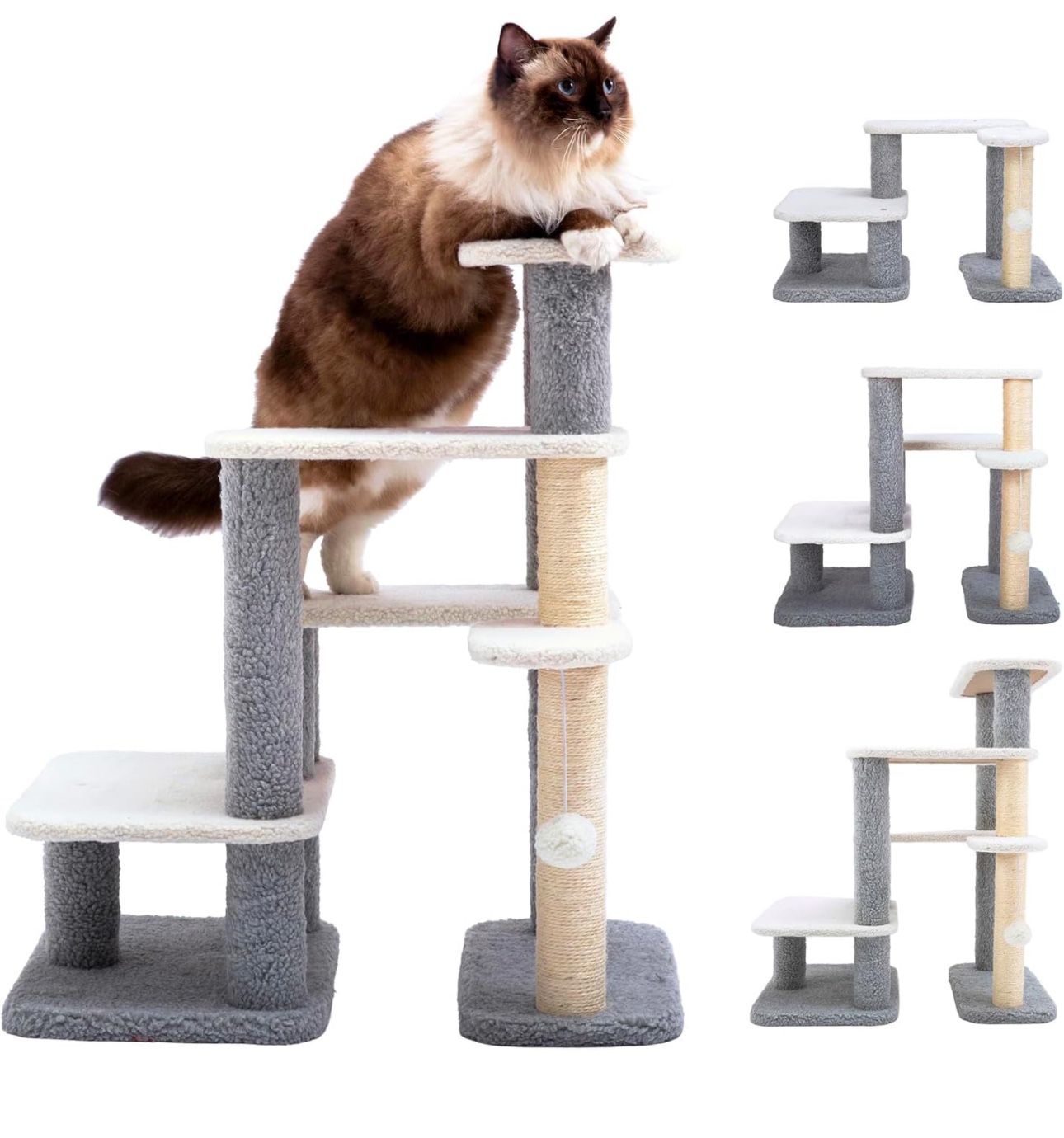 New: Cat Scratching Post Pet Steps Cat Tower