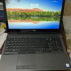 Dell Precision 7540 15.6" TOUCH SCREEN Intel 6 Core i7-9850H,64GB DDR4 RAM ,1TB NVMe SSD , Nvidia Quadro T1000 4GB Graphics , Windows 11 Pro, Charger.