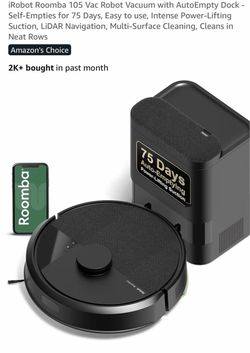 iRobot Roomba Vac Robot Vacuum with AutoEmpty Dock