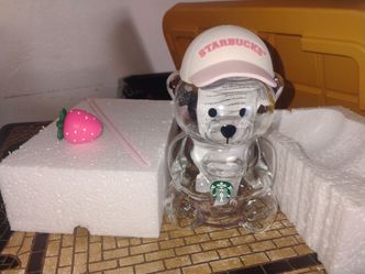 Glass cup Starbucks