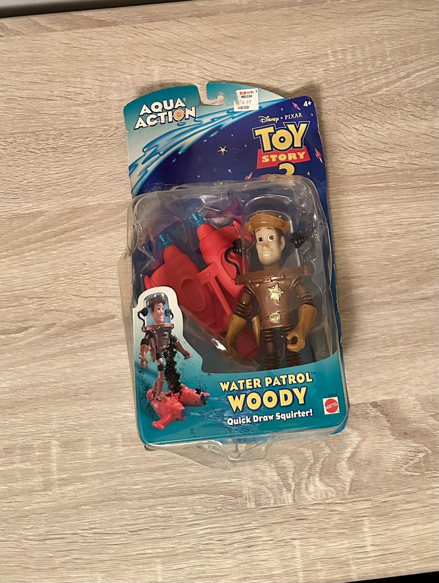 Vintage Disney Toy Story 2 Water Patrol Woody Toy