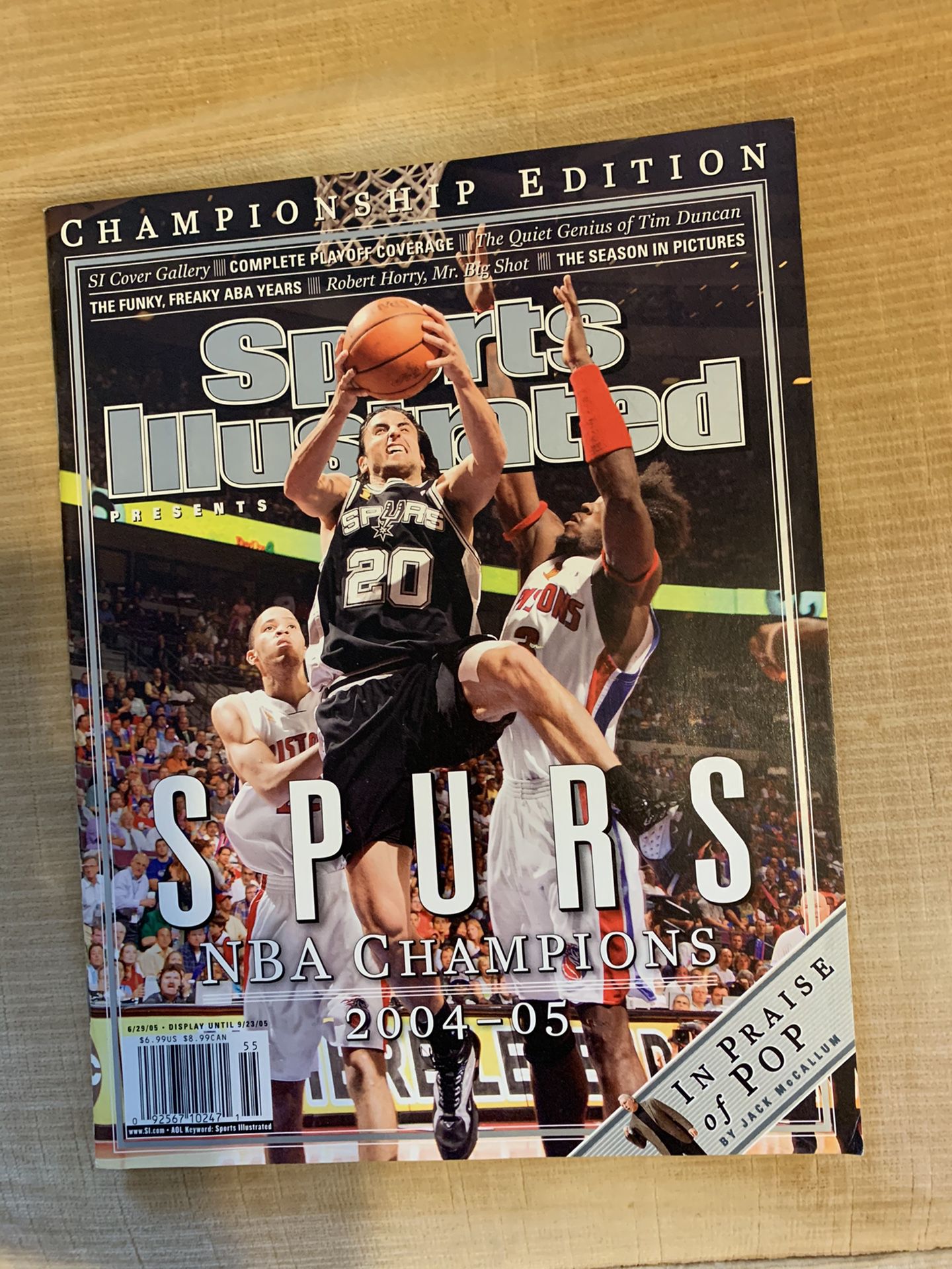 San Antonio Spurs 2003 NBA Champions Poster San Antonio 