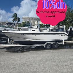 1998 23 BOSTON WHALER OUTRAGE CENTER CONSOLE BOAT 💥EASY FINANCING💥