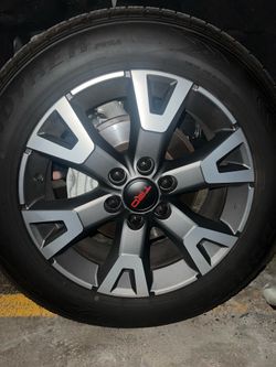 (4) OEM TRD Sport 20” Rims with mounted tires