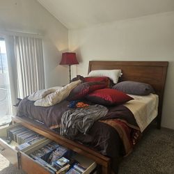 King Size Bed frame And Dresser 