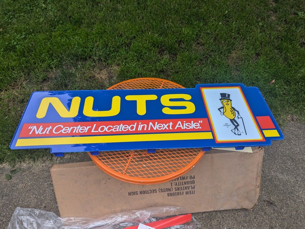 Vintage Planters NUTS Aisle Advertisement