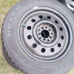16 In Rims With  Snow Tires