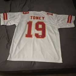 kadarius toney signed away jersey