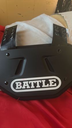 Black and white battle backplate