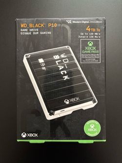 WD Black External Hard Drive 4TB New