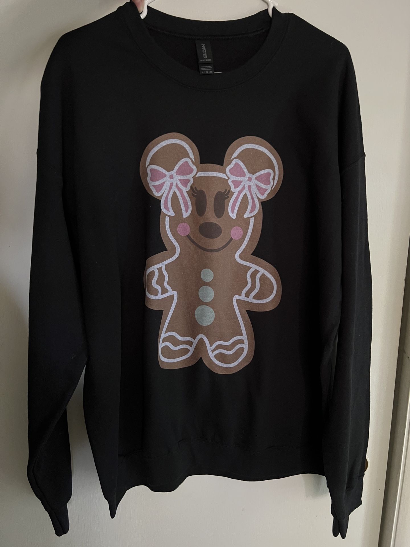 XL Black Gingerbread Sweater