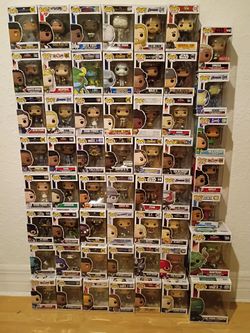 Funko pop collection lot of 55 dc marvel Star wars etc...