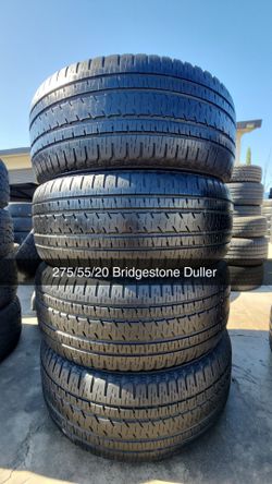 275/55/20 Bridgestone Duller H/L