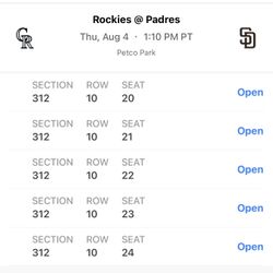 Padres Vs Rockies 