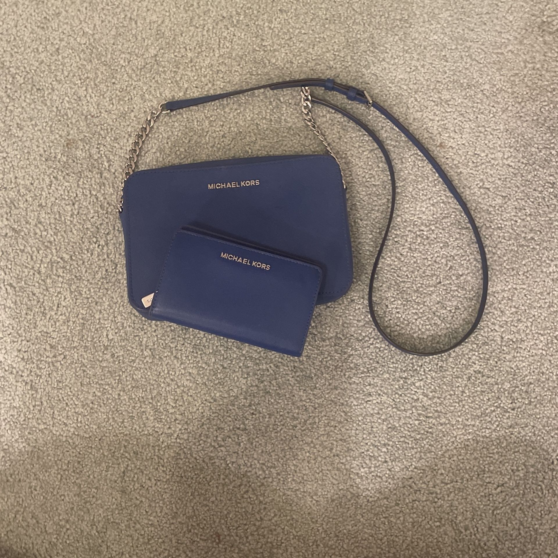 Michael Kors crossbody and matching wallet