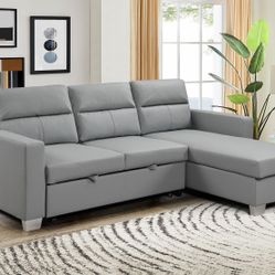 Sectional Sofá Bed. $53 Down Payment
