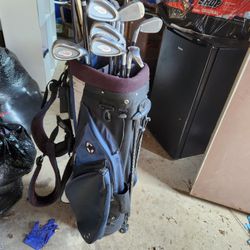 Golf Clubs And Bag