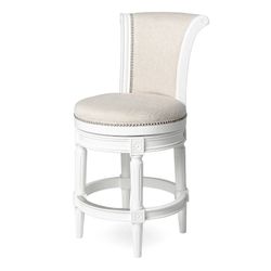 Maven Lane Pullman 31 Inch Tall Bar Height Upholstered Barstool OPEN BOX