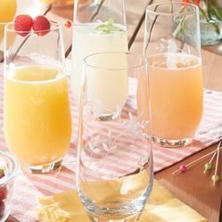 Vasos Altos De Cristal Princes House 