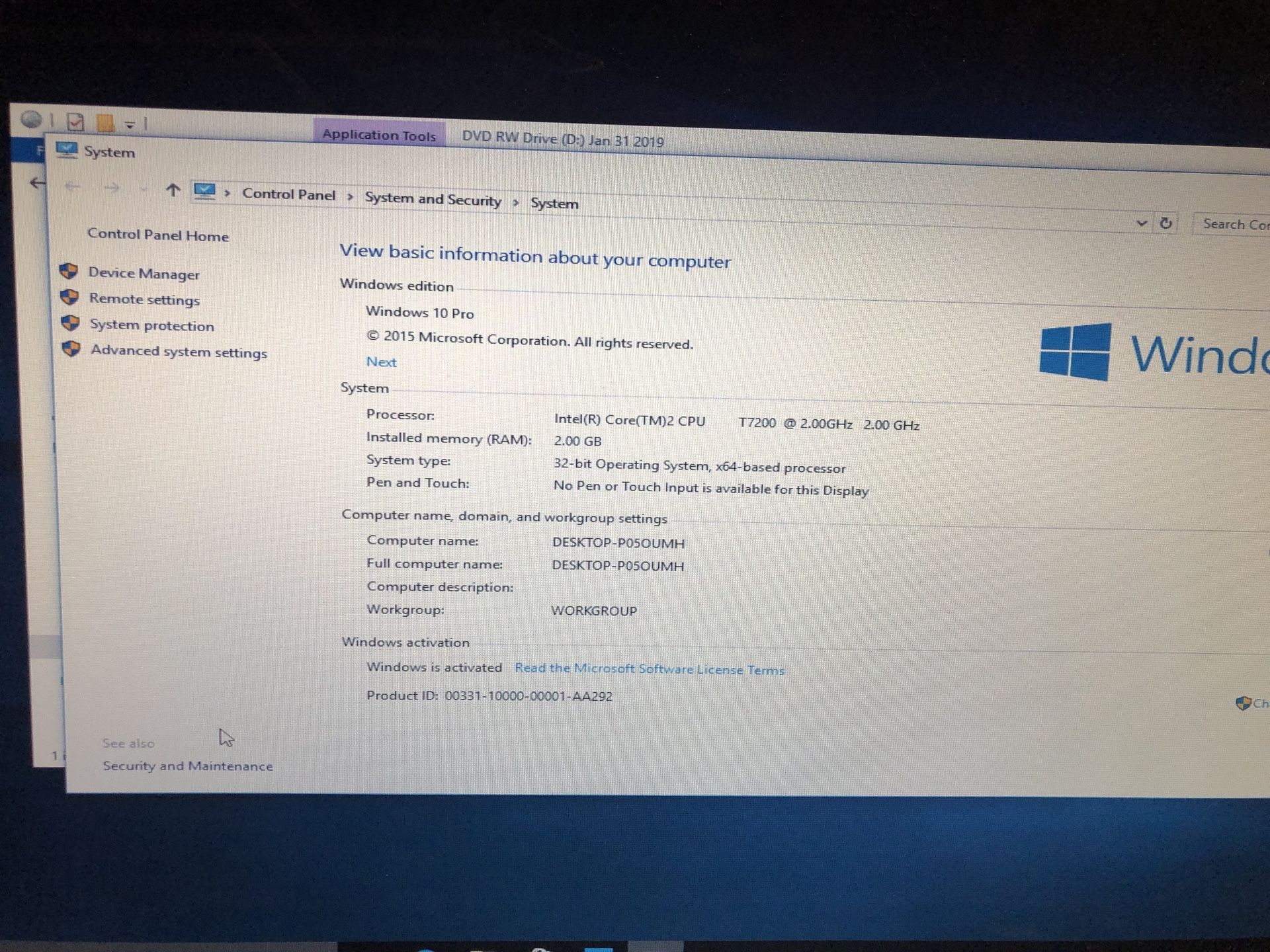 HP NX9240 - Windows10