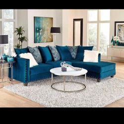 Teal Sectional