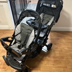 Sit N Stand Baby Trend Double Stroller