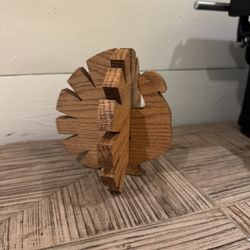 Wooden Turkey Napkin Holder 