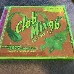 CLUB MIX 96 VOL 2 - CD 1996 - 13 TRACKS -   $3