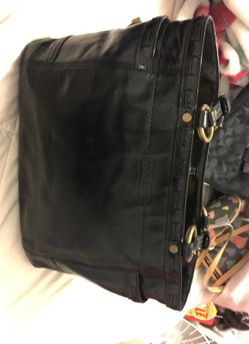 Coach leather purse