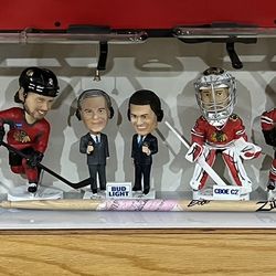 Lot Of 13 Chicago Blackhawks Bobbleheads Kane Toews Sharp Hossa Keith 