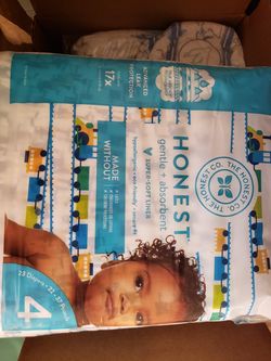 Size 4 Honest Diapers