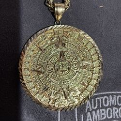 Aztec Calendar Pendant