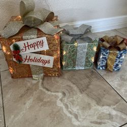 Outdoor Christmas presents 