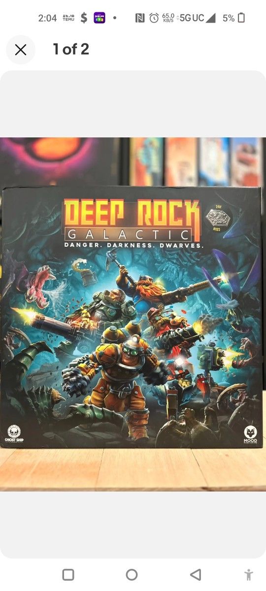 Deep Rock Galactic Board Game Collectors Edition And Mini Expansion Set