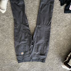 Gray Carhartt work pants 34/30