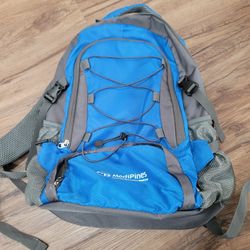 Blue back bag