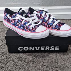 NEW!!! Girls' Floral CONVERSE Sneakers