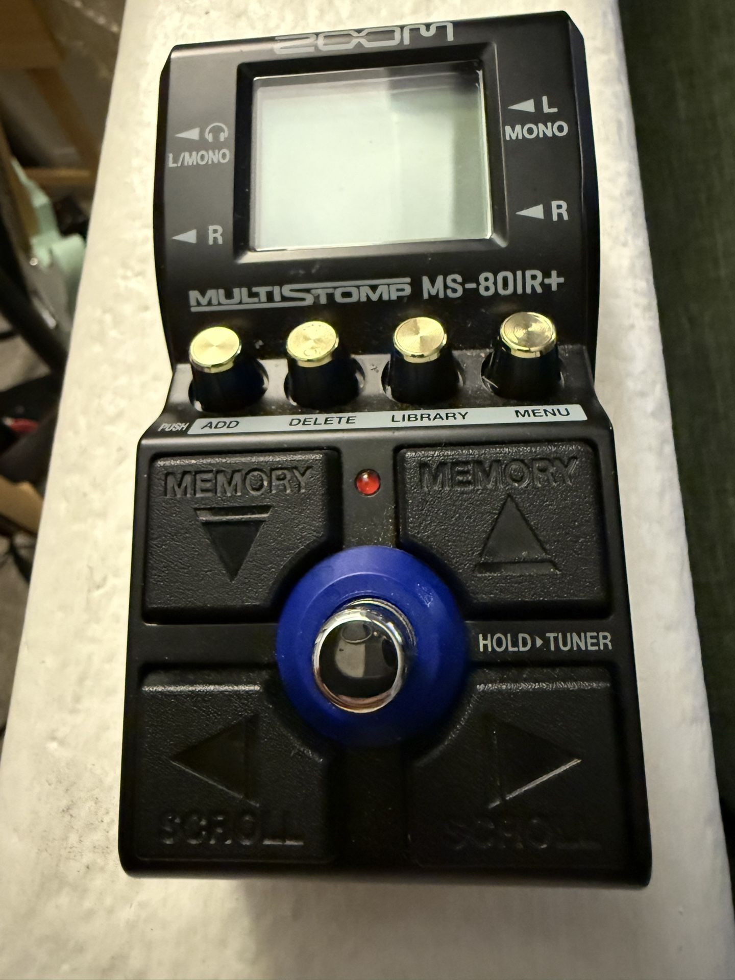 Guitar AMP SIM PEDAL Zoom MS-80IR+ 