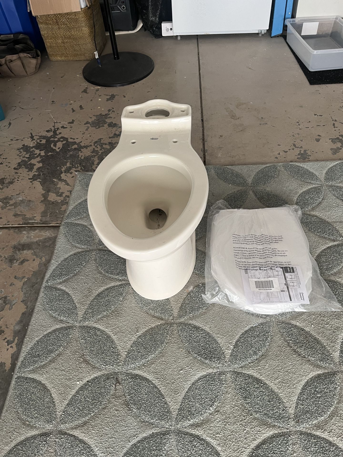 Toilet And Seat New