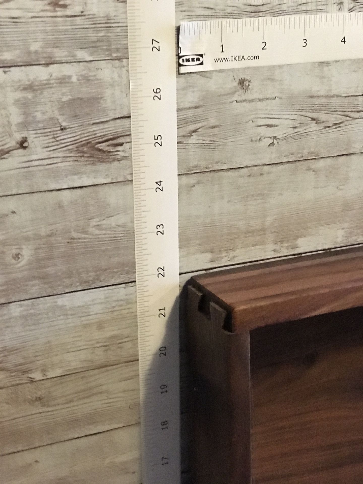 Large solid wood serving tray 22” x 22”