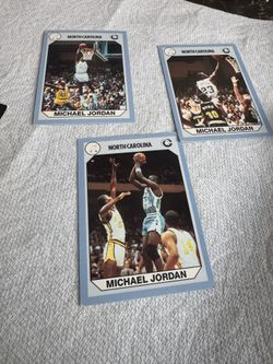 Michael Jordan Tar Heels Trading Card