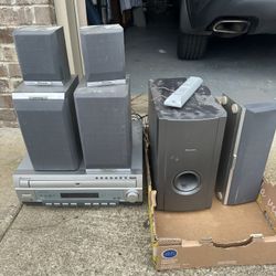entertainment sound with speakers works well $125