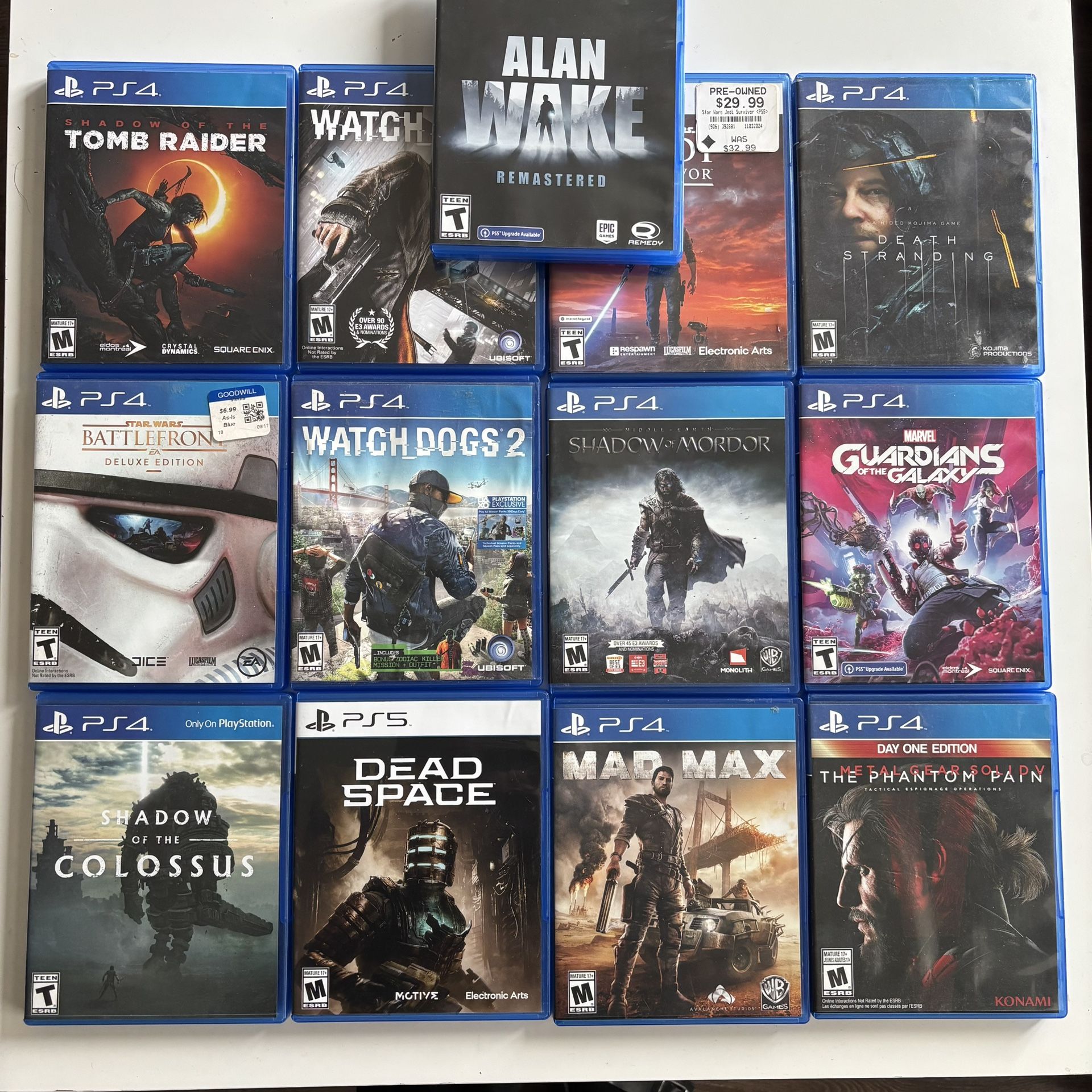 13 PS4 Game Bundle