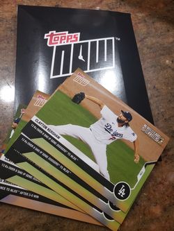 2020 Dodgers Clayton Kershaw Topps Now