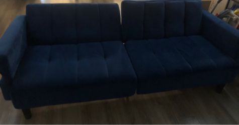 BLUE COUCH/BED