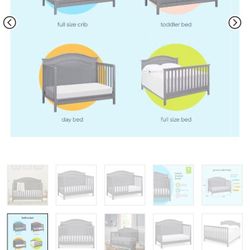 4-in-1 Crib Bed 