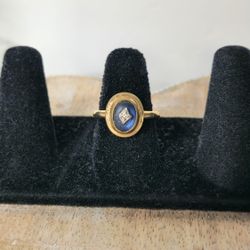 Edwardian 12kt gold diamond ring