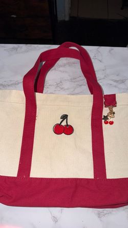 Cherry mini tote bag